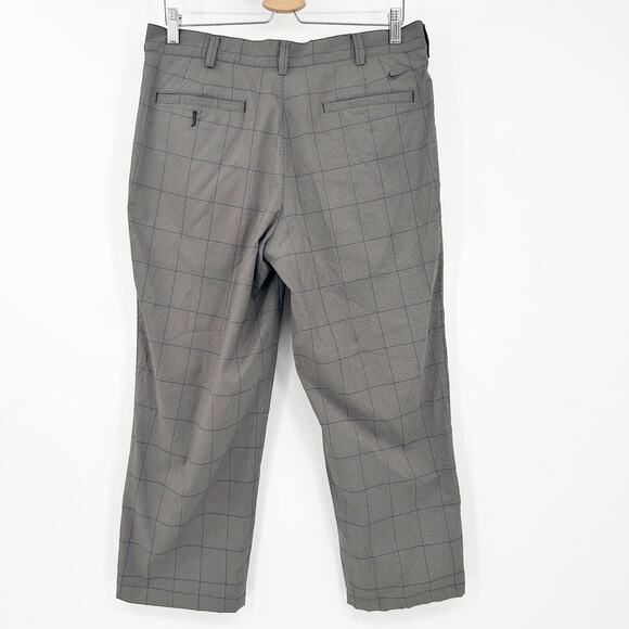 Nike Golf Mens Athleisure Performance Dri Fit Gridline Houndstooth Pants 32 M - Picture 10 of 10